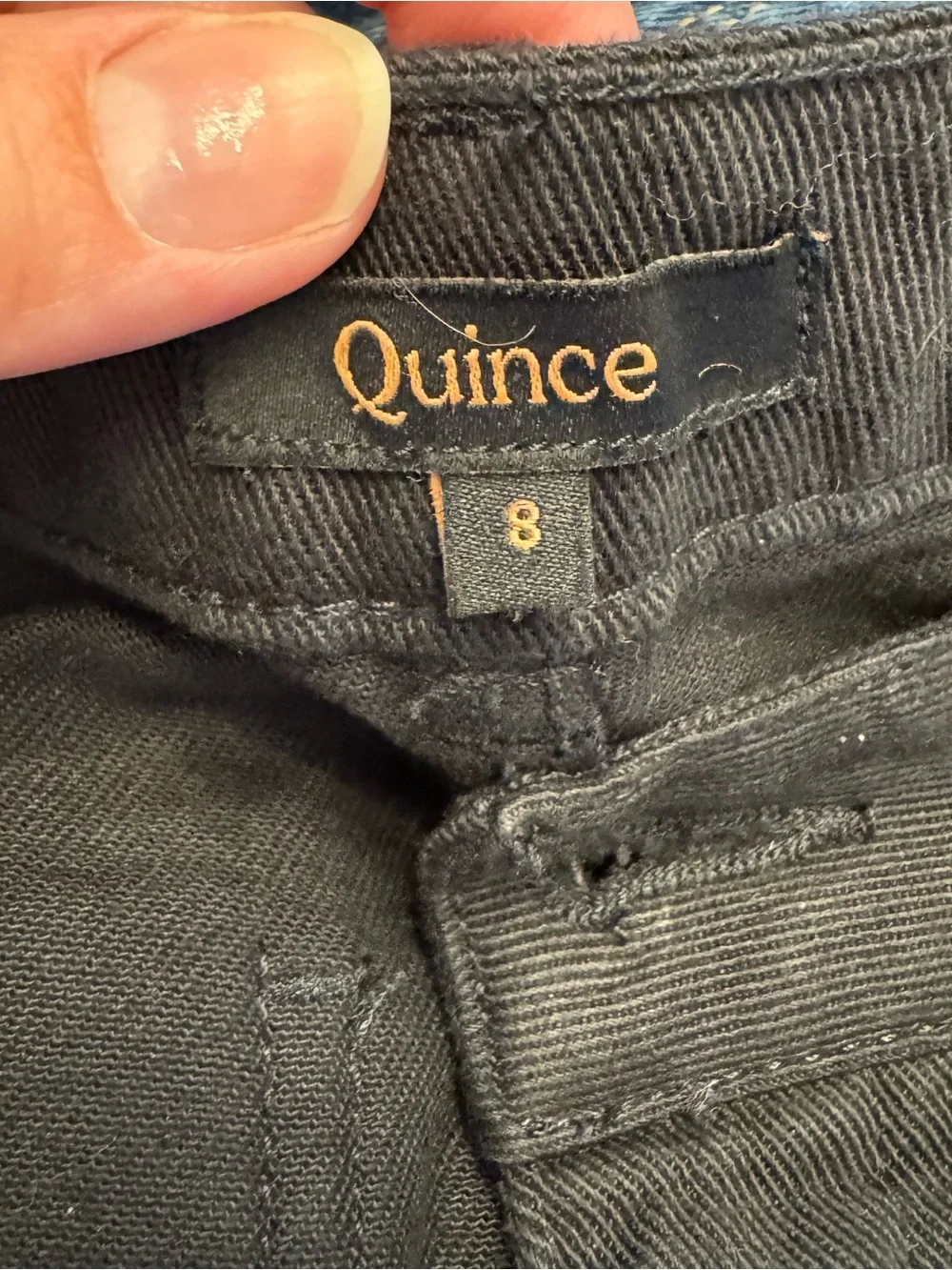 QUINCE Organic Stretch‎ Cotton Twill Straight Leg Cropped Pants